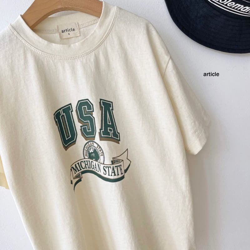 Article - Korean Children Fashion - #fashionkids - USA Pigment Tee - 5