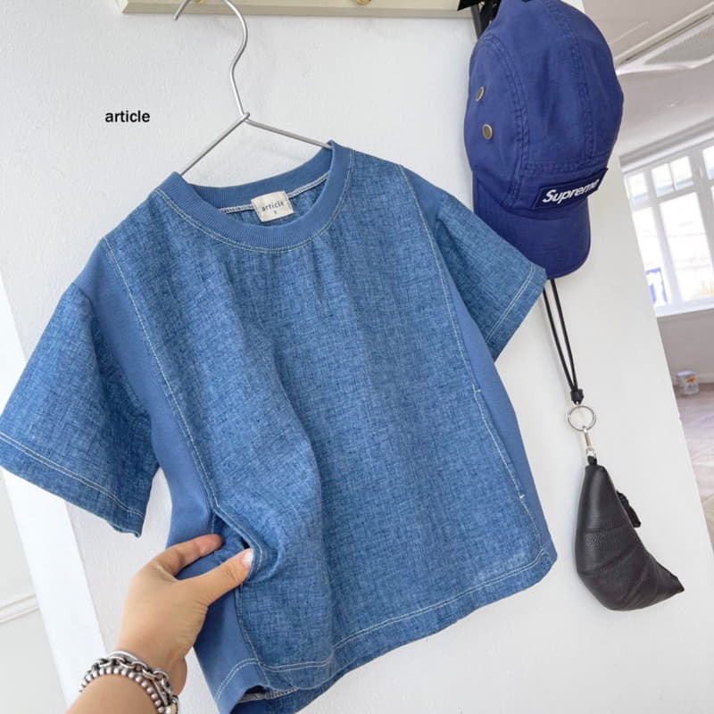 Article - Korean Children Fashion - #kidzfashiontrend - Linen Stitch Tee - 5