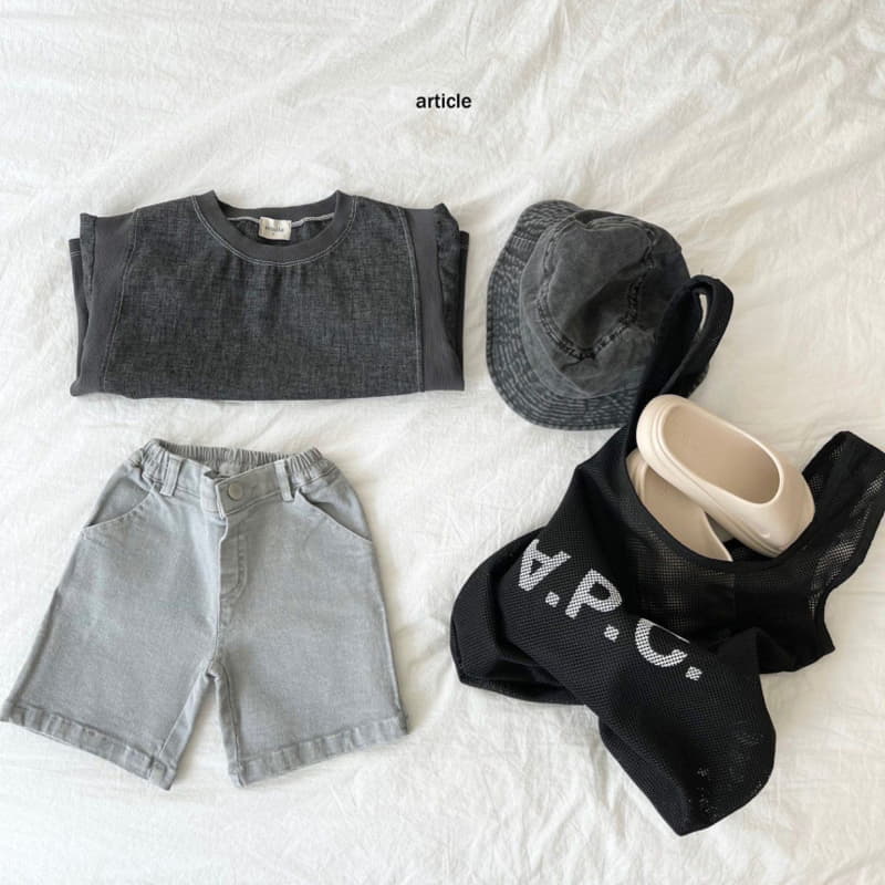 Article - Korean Children Fashion - #littlefashionista - Linen Stitch Tee - 7