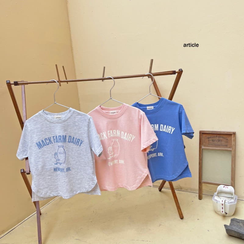 Article - Korean Children Fashion - #todddlerfashion - Milk Unbal Tee - 8