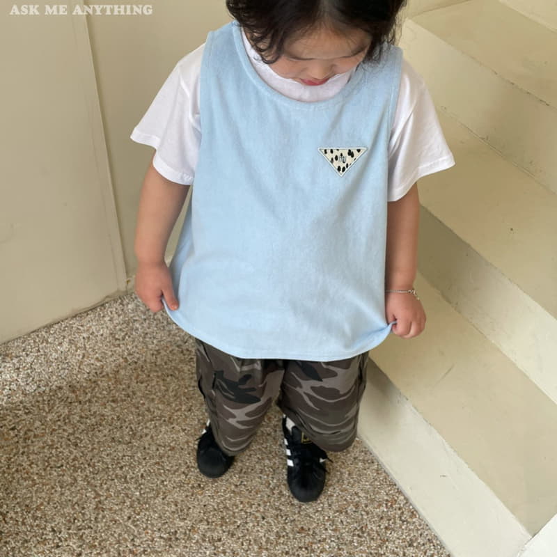 Ask Me Anything - Korean Children Fashion - #designkidswear - Oterry Sleeveless Tee - 5