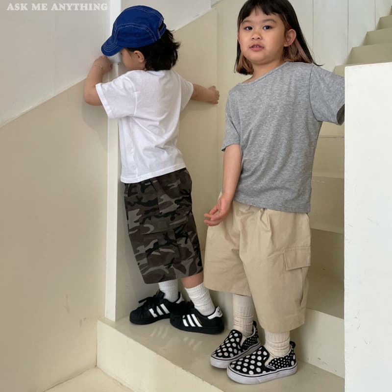 Ask Me Anything - Korean Children Fashion - #minifashionista - Simple Tee - 4