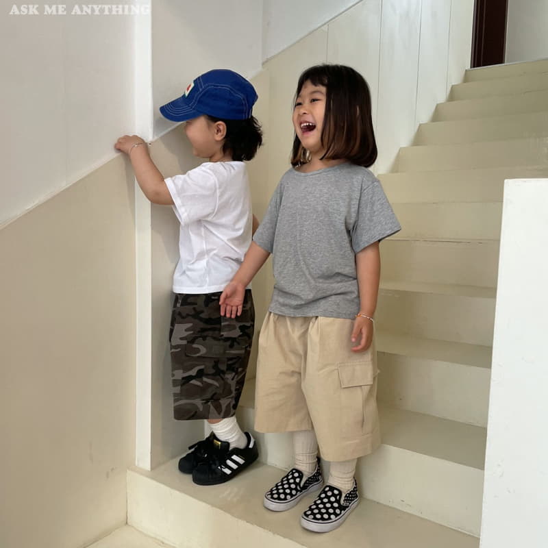 Ask Me Anything - Korean Children Fashion - #todddlerfashion - Simple Tee - 5