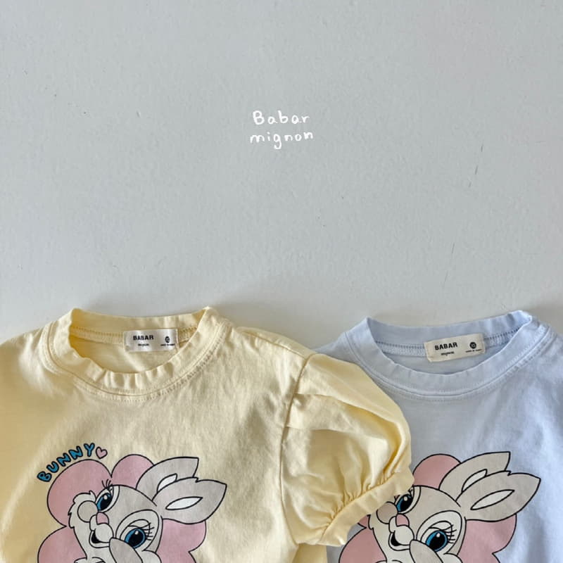 Babar Mignon - Korean Children Fashion - #Kfashion4kids - Bunny Puff Tee - 2