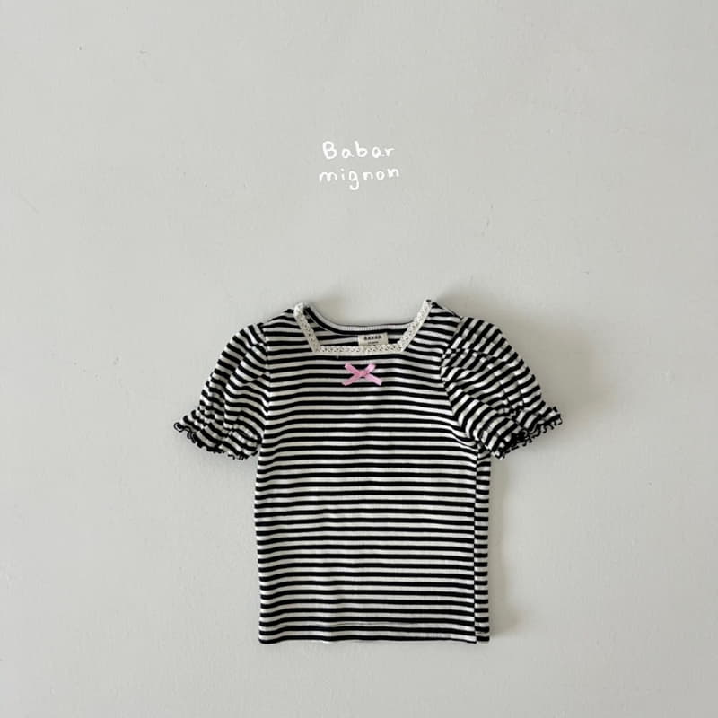 Babar Mignon - Korean Children Fashion - #stylishchildhood - Square Puff Tee - 4