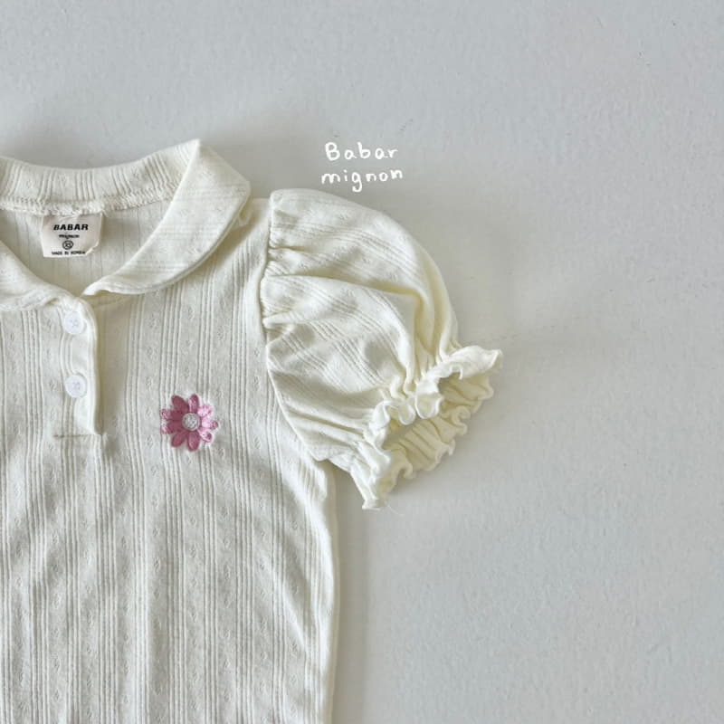 Babar Mignon - Korean Children Fashion - #childofig - Daisy Collar Tee - 5