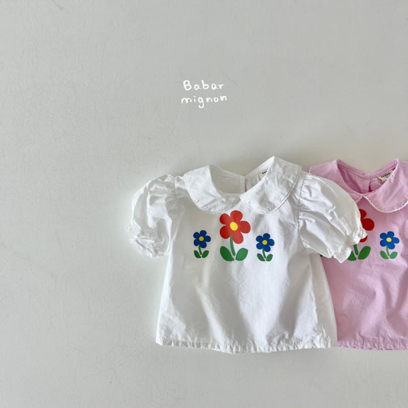 Babar Mignon - Korean Children Fashion - #childrensboutique - Garden Blouse