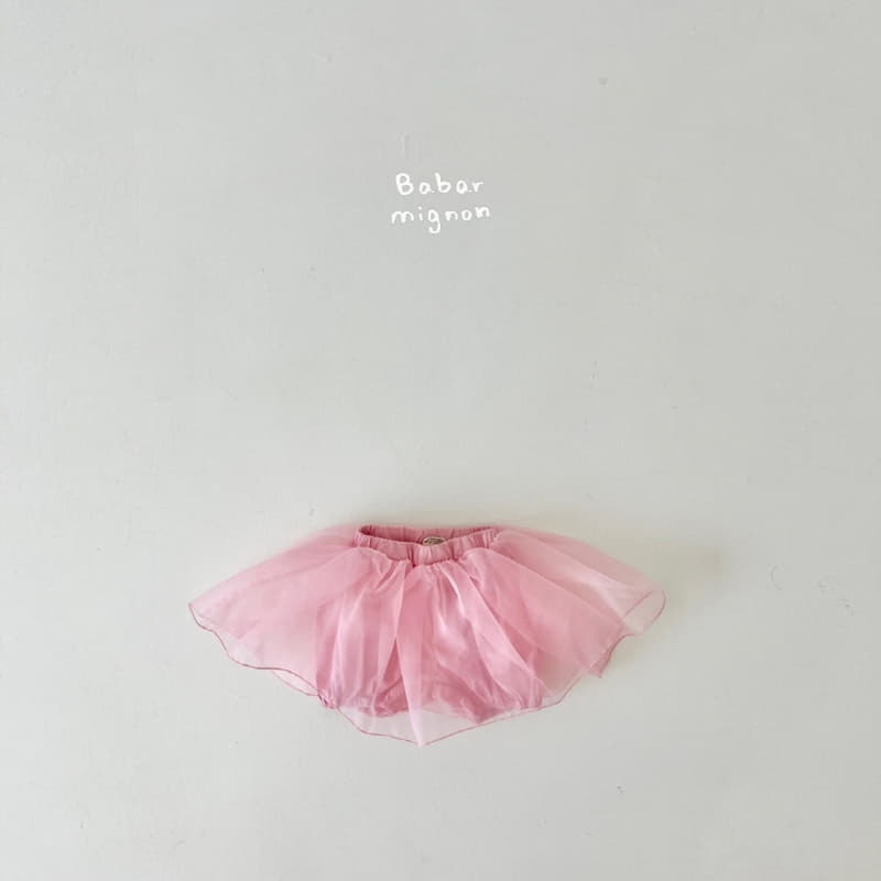 Babar Mignon - Korean Children Fashion - #designkidswear - Mesh Skirt - 3