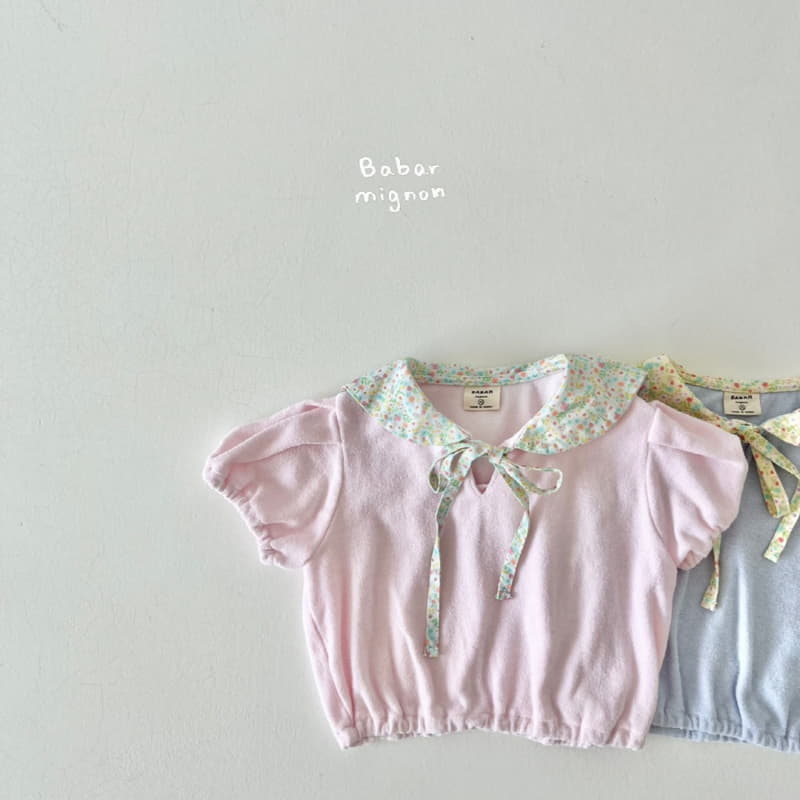 Babar Mignon - Korean Children Fashion - #designkidswear - Collar Terry Tee - 11