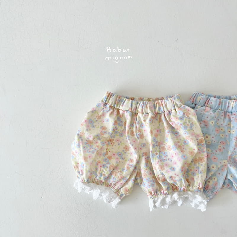 Babar Mignon - Korean Children Fashion - #designkidswear - Pot Lace Shorts - 9