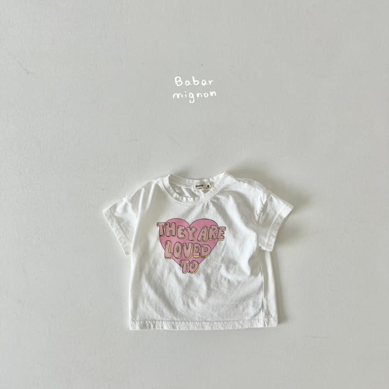 Babar Mignon - Korean Children Fashion - #designkidswear - Love Tee - 2