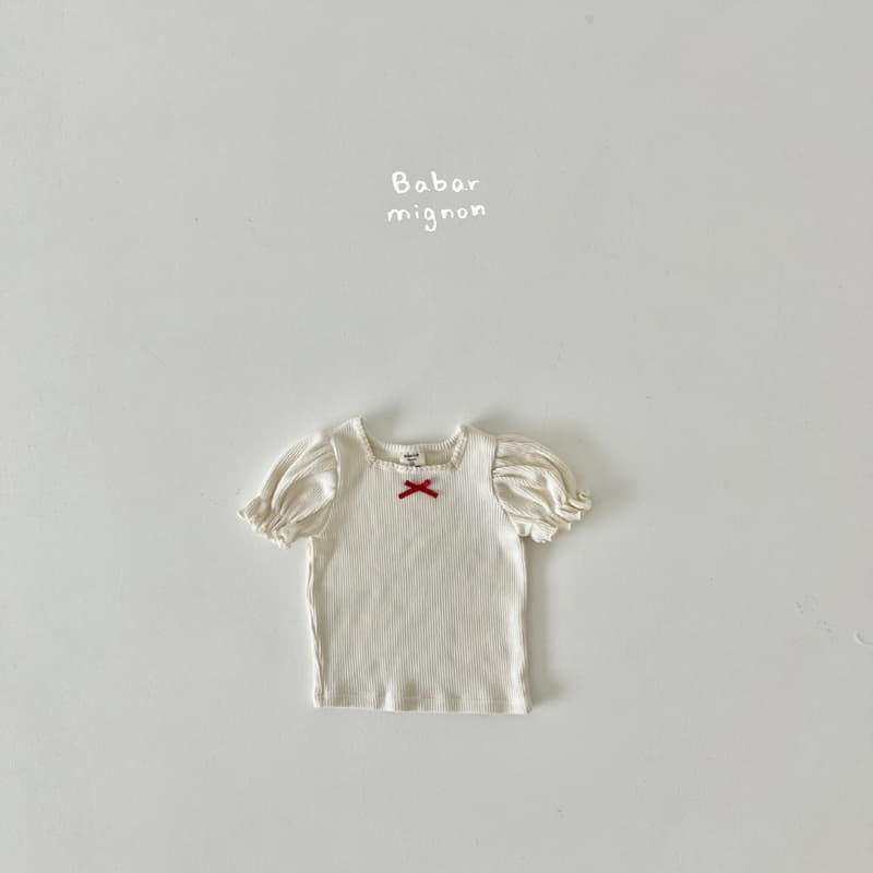 Babar Mignon - Korean Children Fashion - #discoveringself - Square Puff Tee - 7