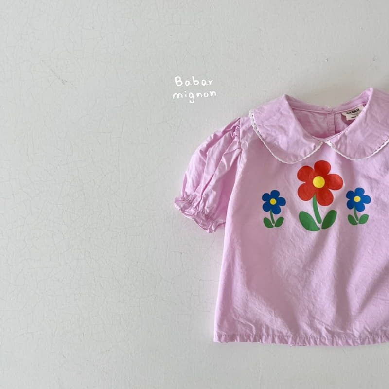 Babar Mignon - Korean Children Fashion - #kidsshorts - Garden Blouse - 5