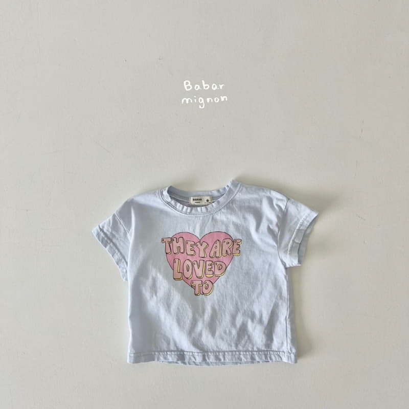 Babar Mignon - Korean Children Fashion - #kidsstore - Love Tee - 6