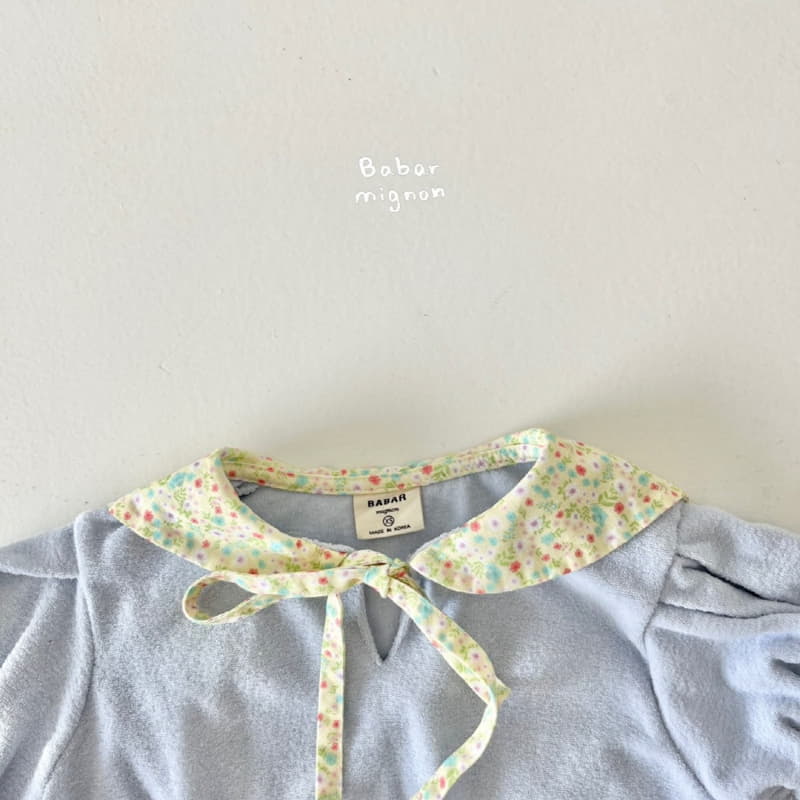 Babar Mignon - Korean Children Fashion - #Kfashion4kids - Collar Terry Tee - 4