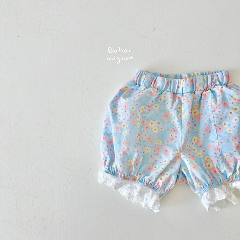 Babar Mignon - Korean Children Fashion - #magicofchildhood - Pot Lace Shorts - 3