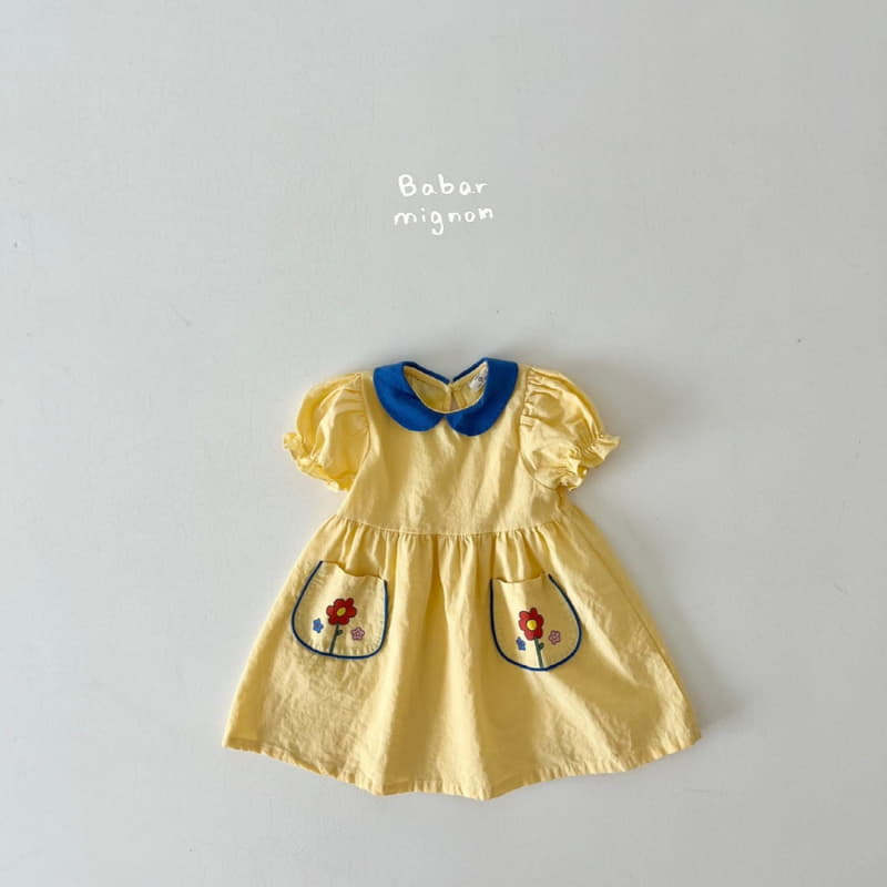 Babar Mignon - Korean Children Fashion - #minifashionista - Pocket One-piece - 9