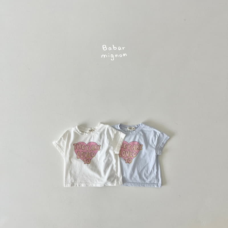 Babar Mignon - Korean Children Fashion - #minifashionista - Love Tee - 11