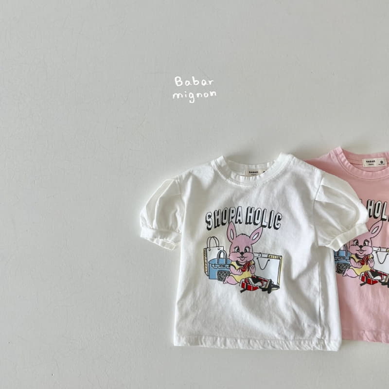 Babar Mignon - Korean Children Fashion - #prettylittlegirls - Shopper Puff Tee