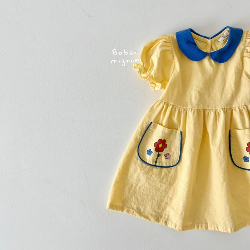 Babar Mignon - Korean Children Fashion - #prettylittlegirls - Pocket One-piece - 10