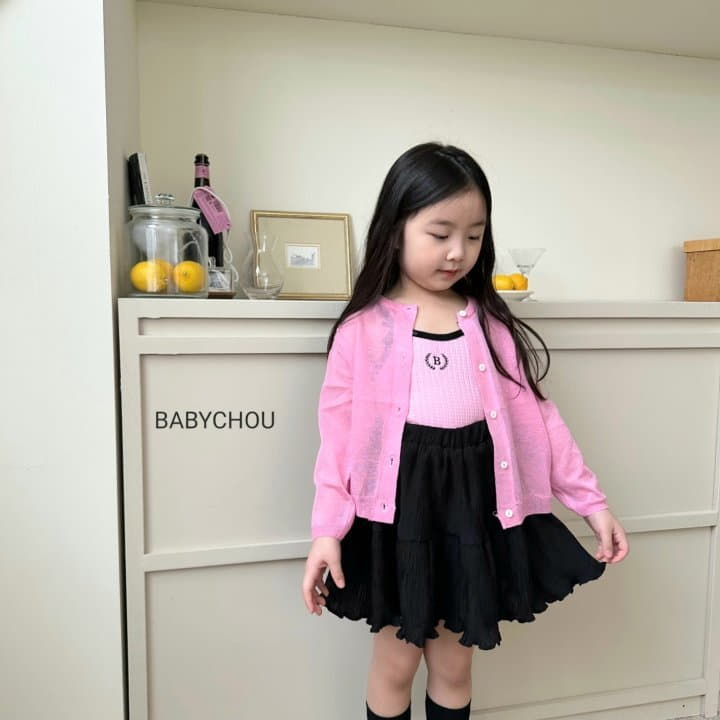 Babychou - Korean Children Fashion - #minifashionista - Linen Cardigan - 10