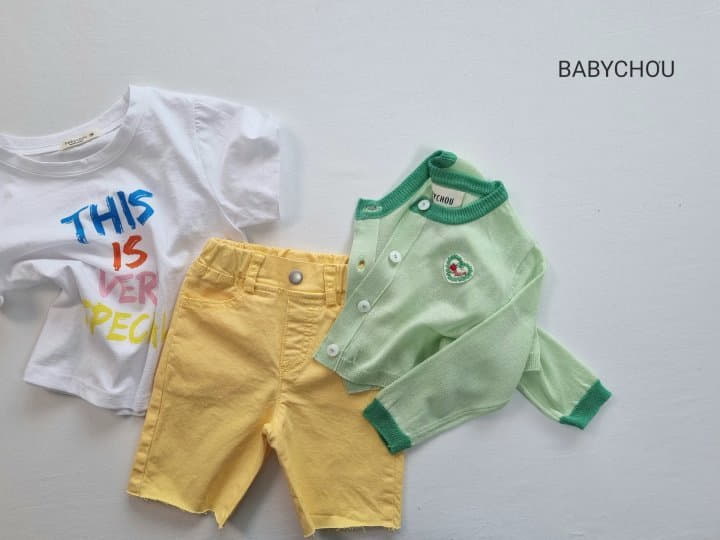 Babychou - Korean Children Fashion - #stylishchildhood - Specail Tee - 2