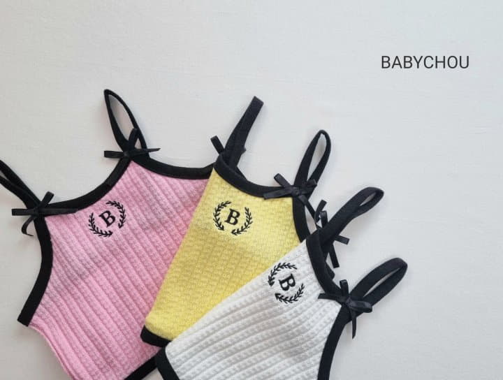 Babychou - Korean Children Fashion - #stylishchildhood - Ribbon Sleeveless