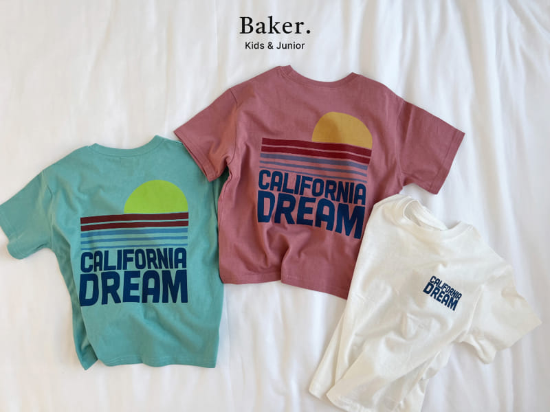 Baker - Korean Children Fashion - #kidsshorts - California Tee - 3