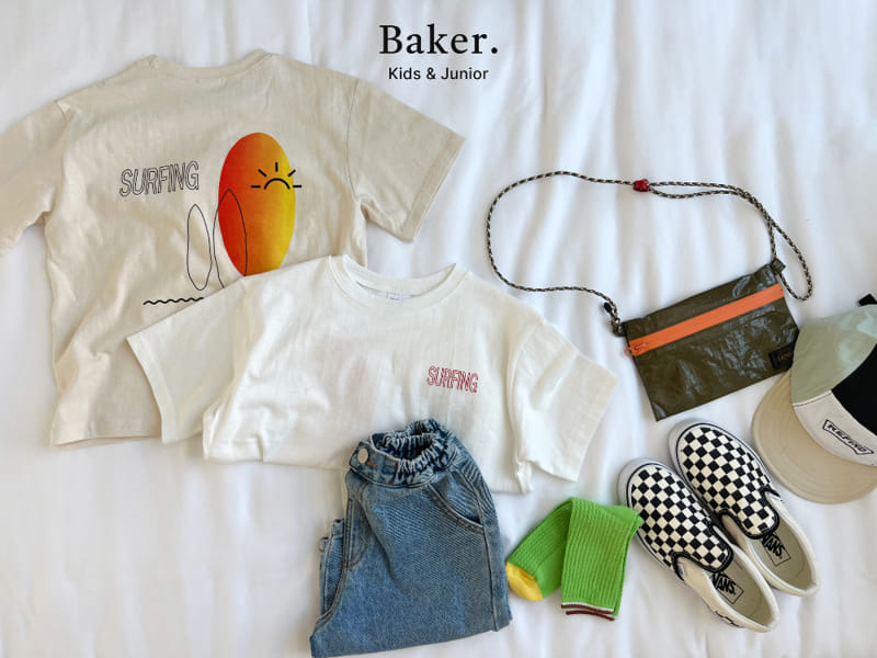 Baker - Korean Children Fashion - #kidsshorts - Surfing Tee - 2