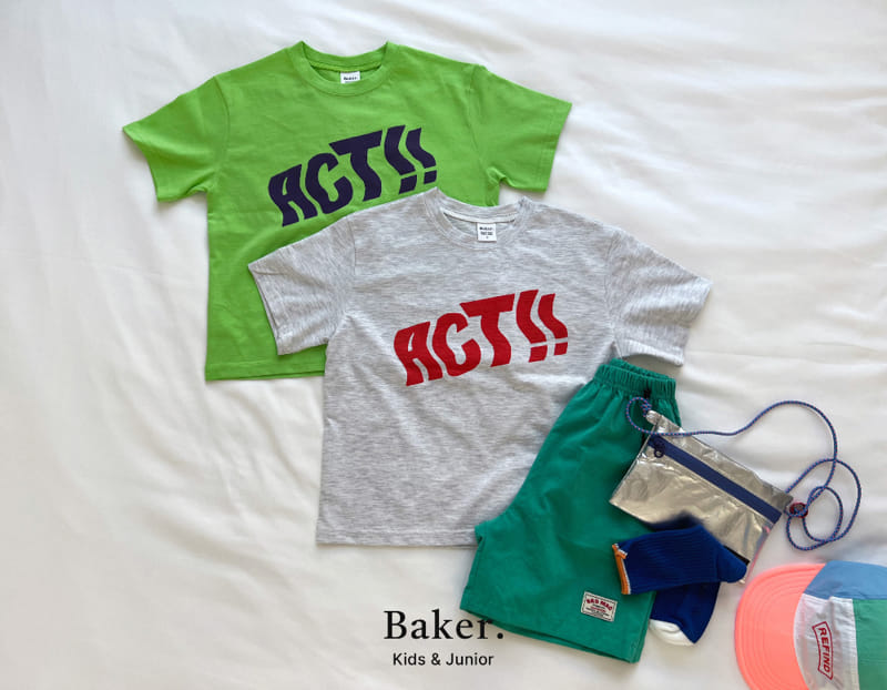 Baker - Korean Children Fashion - #Kfashion4kids - Act ! Tee - 4