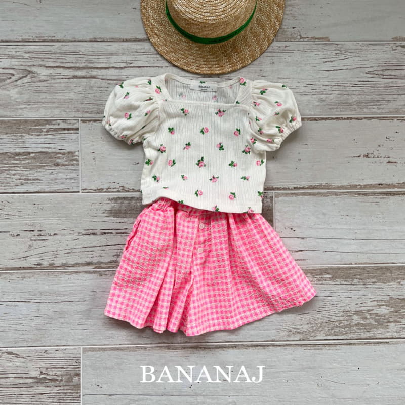 Banana J - Korean Children Fashion - #kidsshorts - Shebi Rose Tee - 2