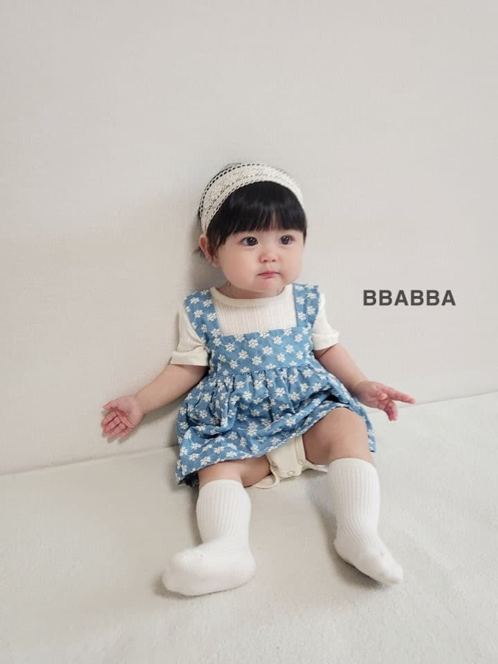 Bbabba - Korean Baby Fashion - #babylifestyle - Denim Bustier