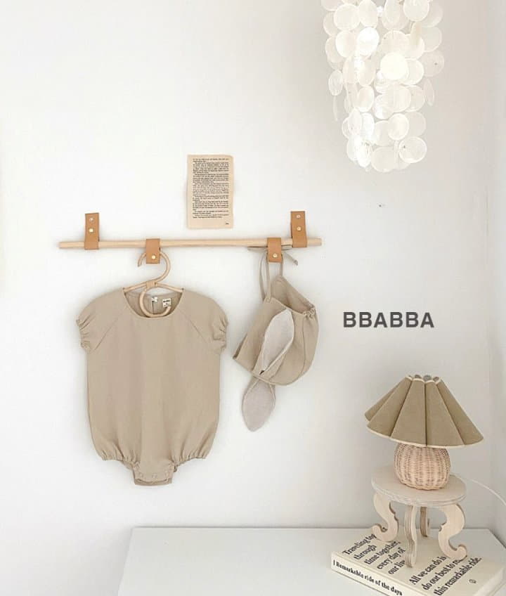 Bbabba - Korean Baby Fashion - #babyootd - Summer Rabbit Bodysuit with Bonnet