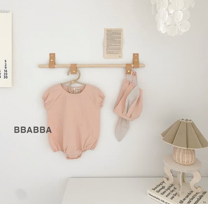 Bbabba - Korean Baby Fashion - #babyoutfit - Summer Rabbit Bodysuit with Bonnet - 2