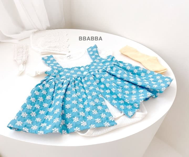 Bbabba - Korean Baby Fashion - #onlinebabyshop - Denim Bustier - 8