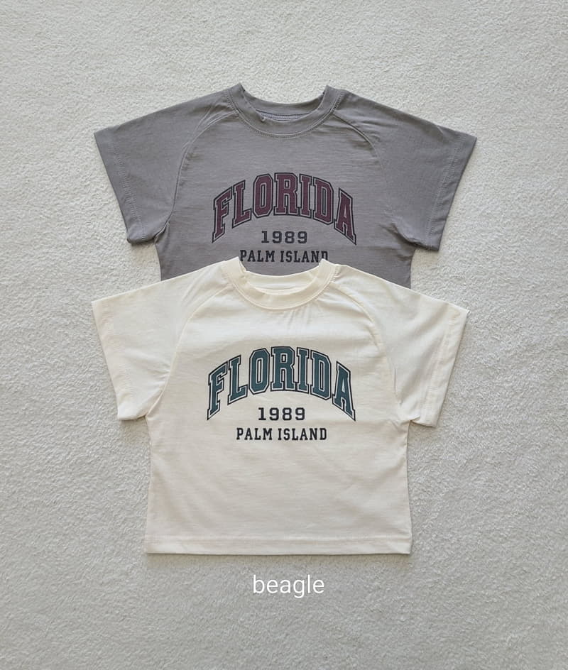 Beagle - Korean Children Fashion - #Kfashion4kids - Florida Print Tee - 3