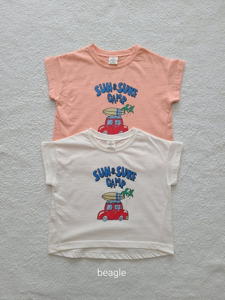 Beagle - Korean Children Fashion - #Kfashion4kids - Surfing Tee