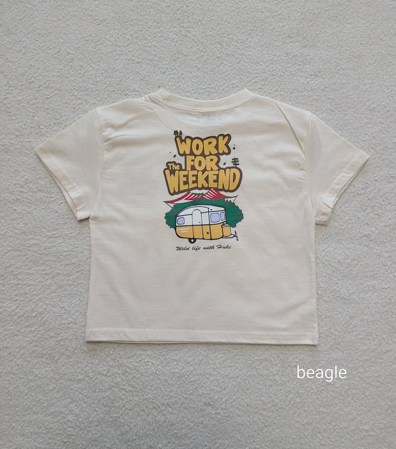 Beagle - Korean Children Fashion - #childofig - Camping Tee - 3