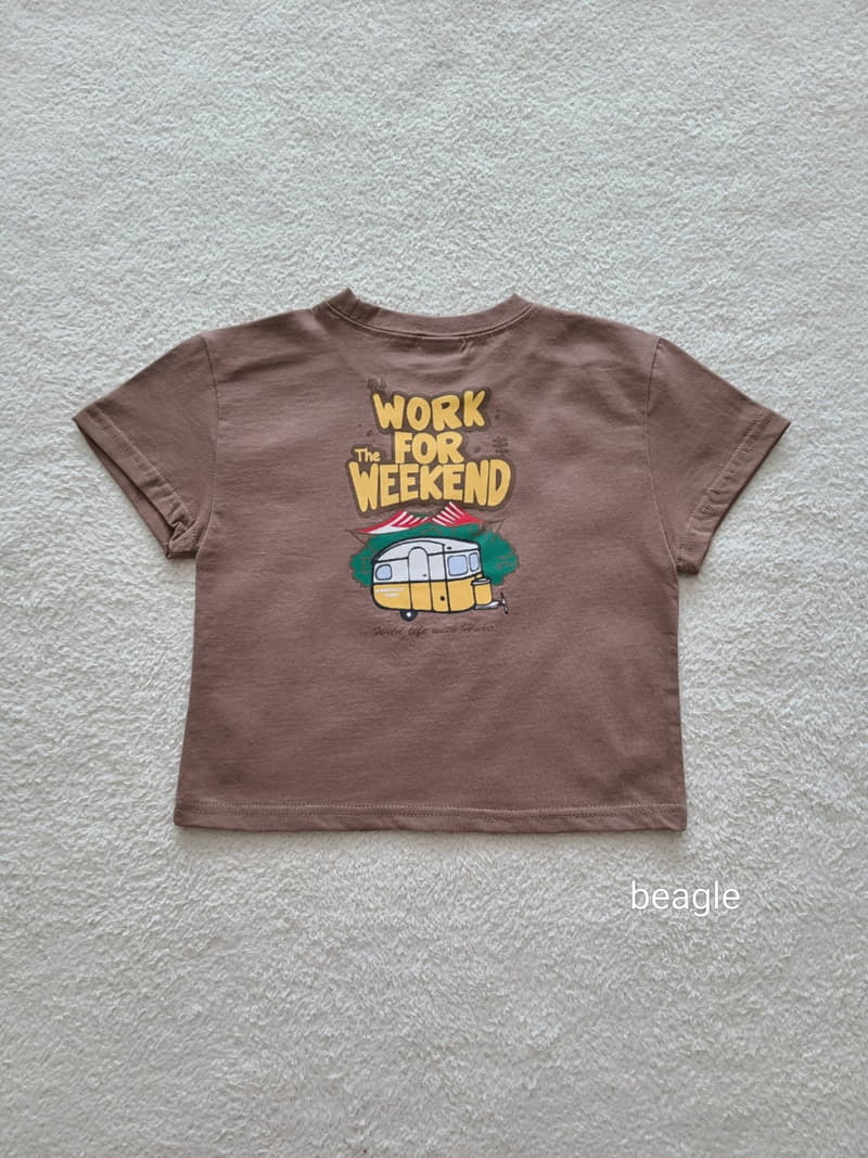 Beagle - Korean Children Fashion - #designkidswear - Camping Tee - 5