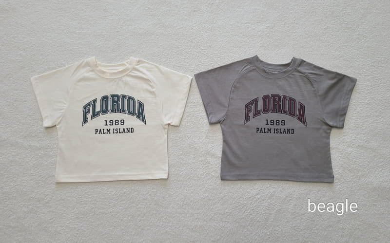 Beagle - Korean Children Fashion - #Kfashion4kids - Florida Print Tee - 4