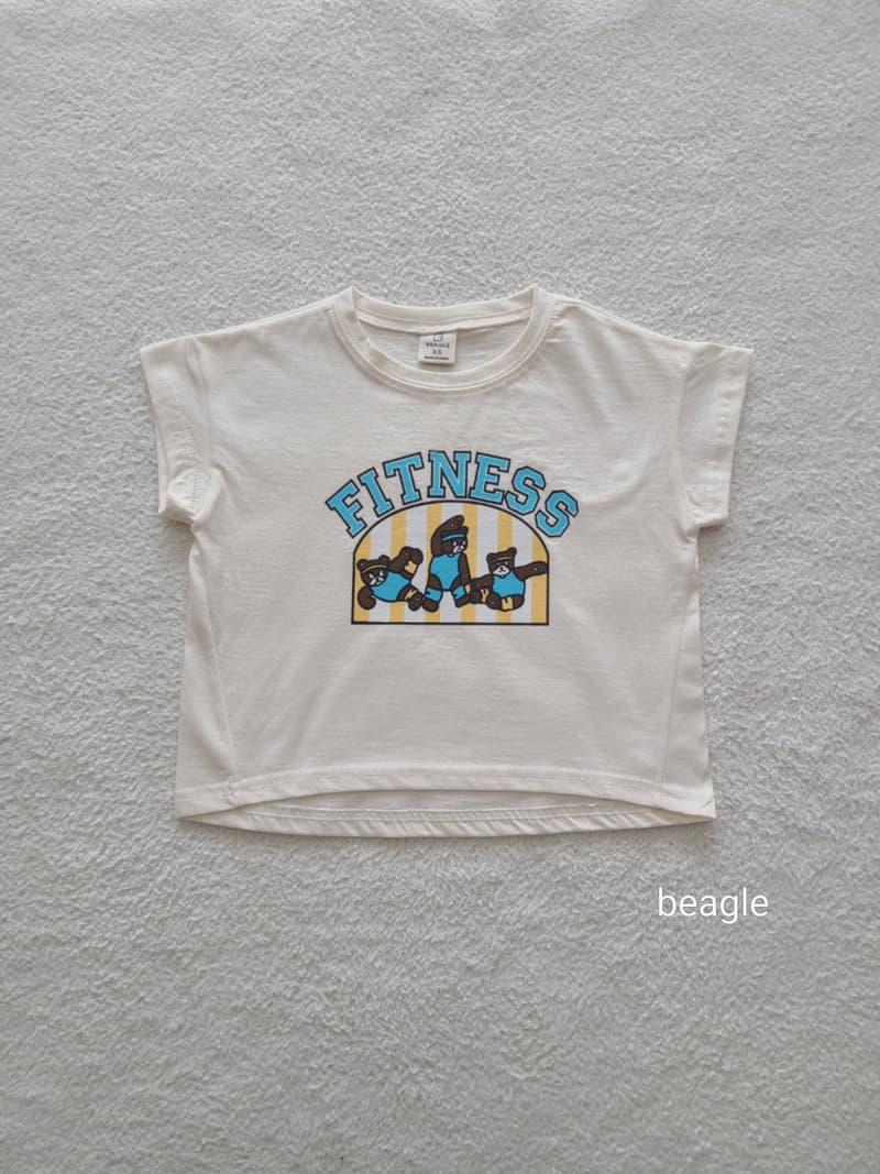 Beagle - Korean Children Fashion - #littlefashionista - Fitness Bear Tee