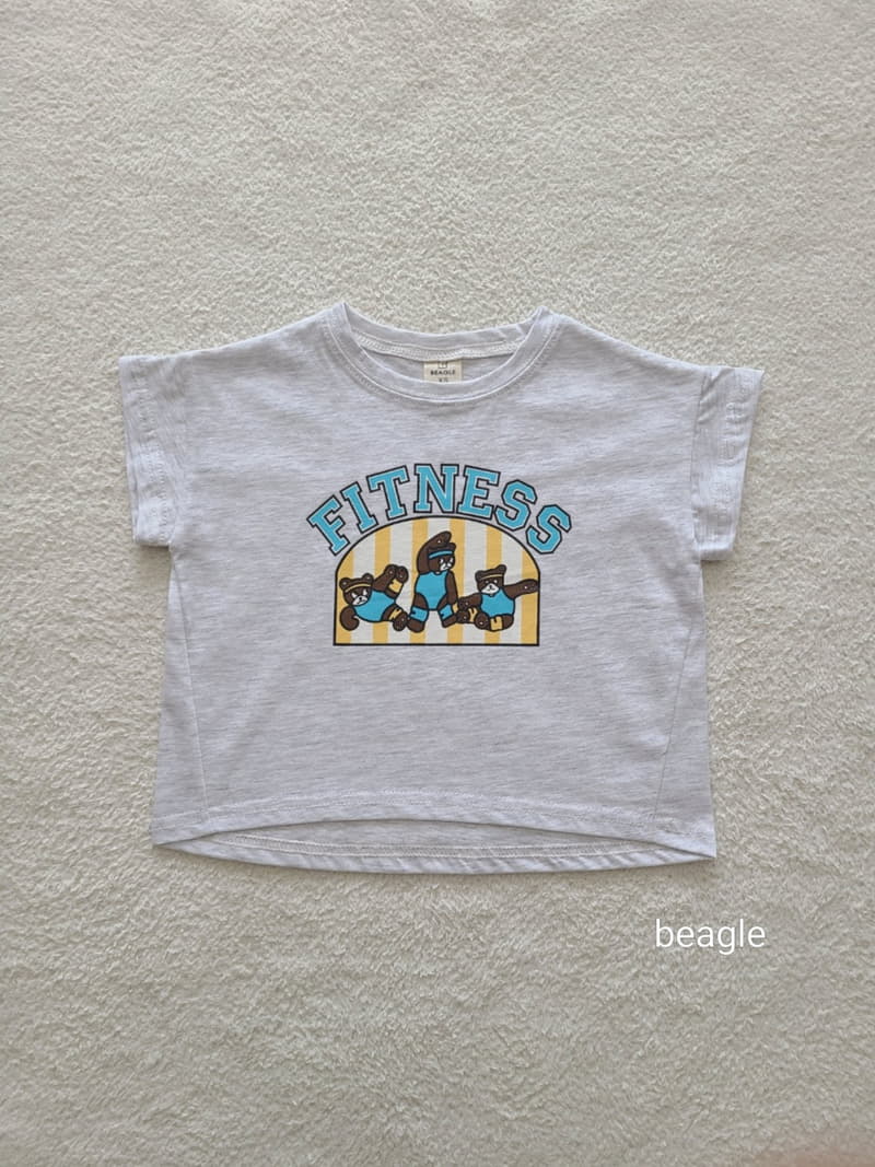 Beagle - Korean Children Fashion - #magicofchildhood - Fitness Bear Tee - 2