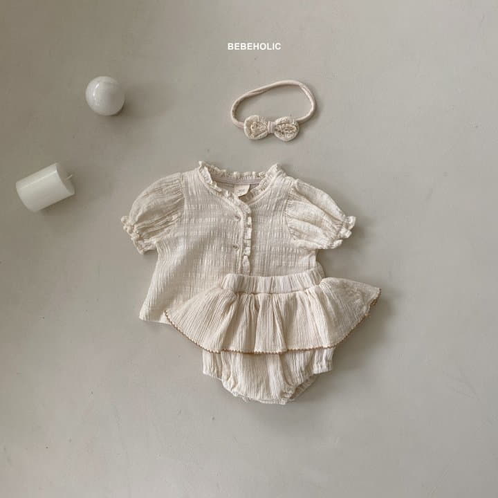 Bebe Holic - Korean Baby Fashion - #babyboutique - Bunny Frill Blouse - 3