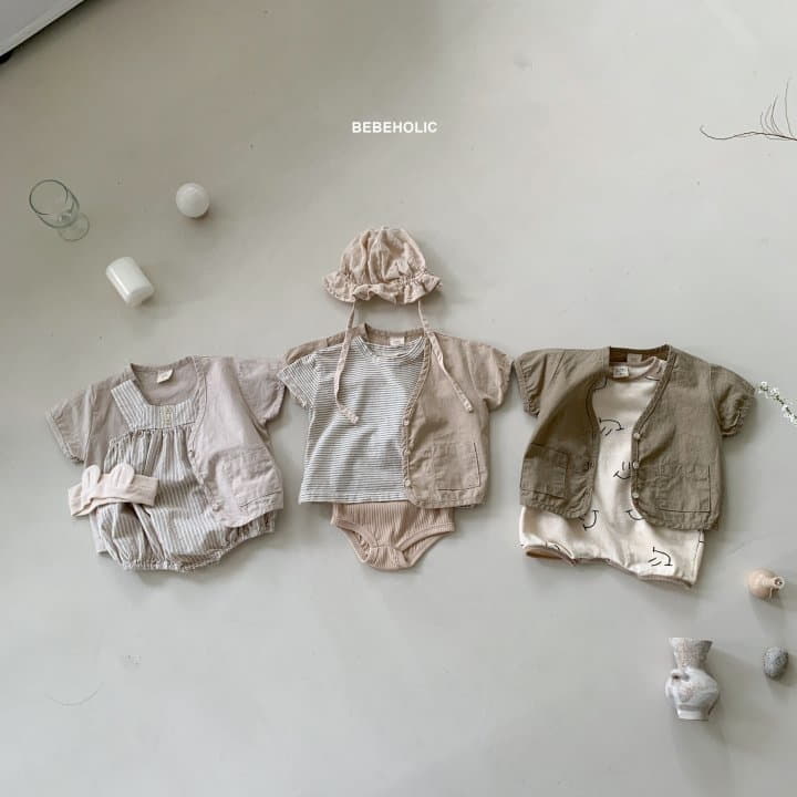 Bebe Holic - Korean Baby Fashion - #babyfashion - Linen Cardigan