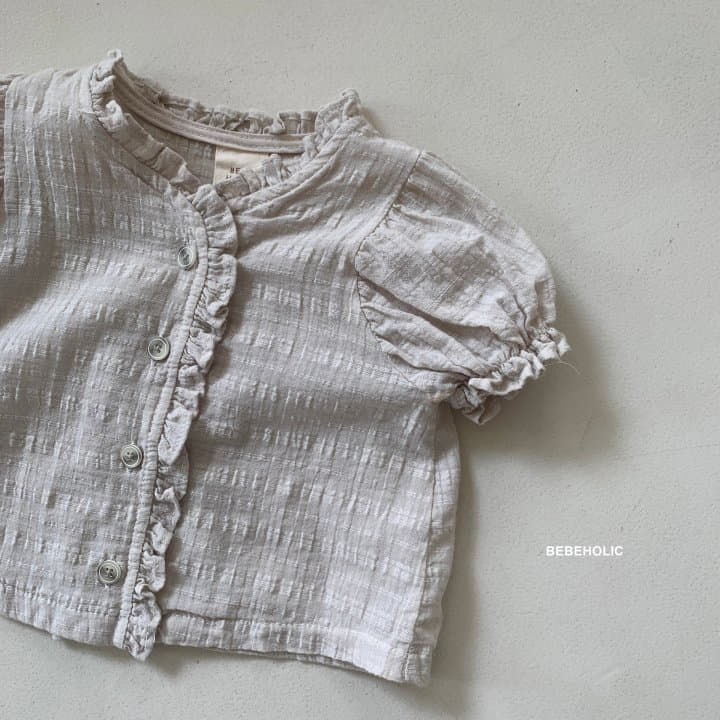 Bebe Holic - Korean Baby Fashion - #babyoninstagram - Bunny Frill Blouse - 11