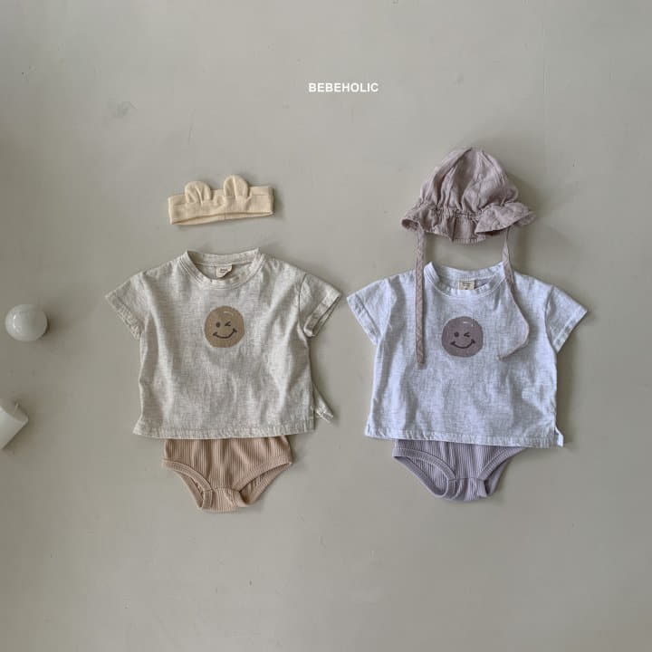 Bebe Holic - Korean Baby Fashion - #babyootd - Smile Tee - 2