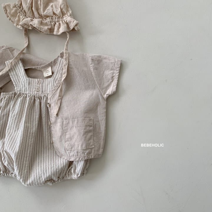 Bebe Holic - Korean Baby Fashion - #babyoutfit - Linen Cardigan - 8