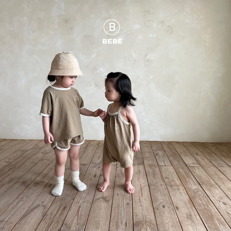 Bella Bambina - Korean Baby Fashion - #babyoutfit - Bebe Peanut Piping Bodyuit - 6