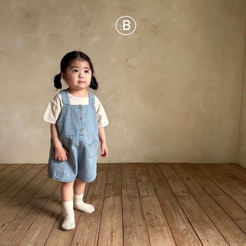 Bella Bambina - Korean Children Fashion - #childofig - Together Denim Dungarees  - 4