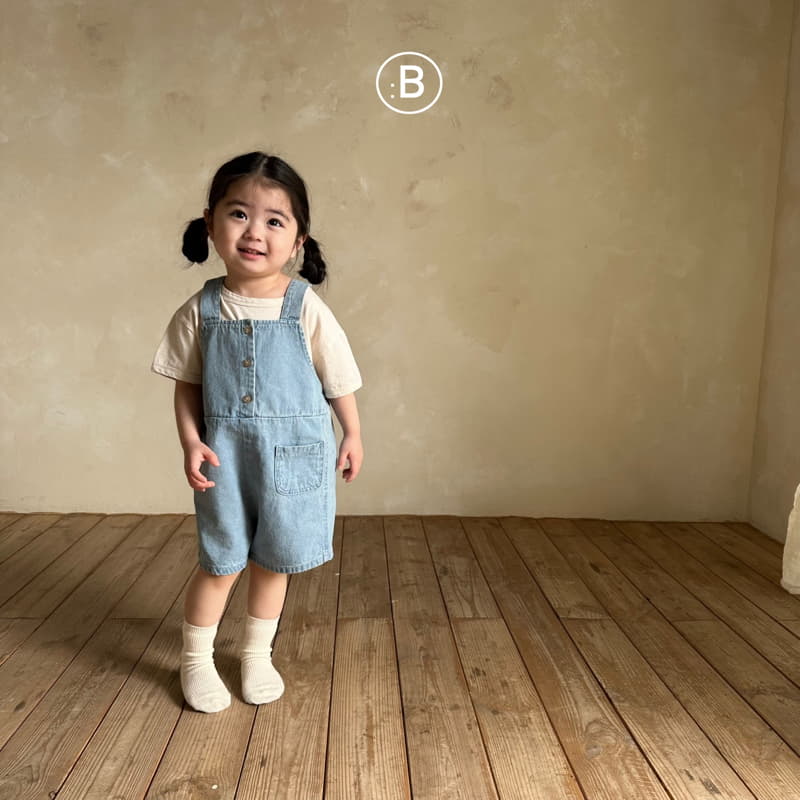 Bella Bambina - Korean Children Fashion - #designkidswear - Together Denim Dungarees  - 5